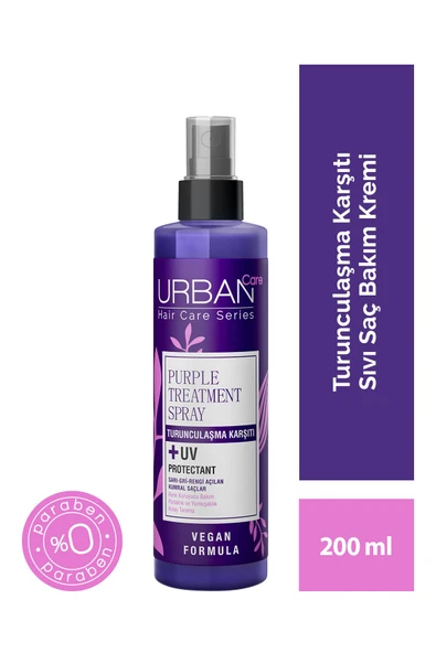 Urban Care Mor Turunculaşma Karşıtı Sıvı Saç Bakım Kremi 200 ml - Vegan