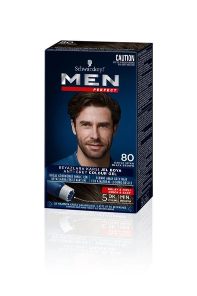 Schwarzkopf Schwarzkopf Saç Boyası 80 - Kahve Siyah