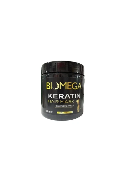 BIOMEGA Keratin Hair Mask Besleyici Saç Maskesi 500 Ml - 2