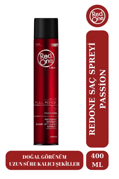 Red One Passion Saç Spreyi 400 Ml Ultra Hold