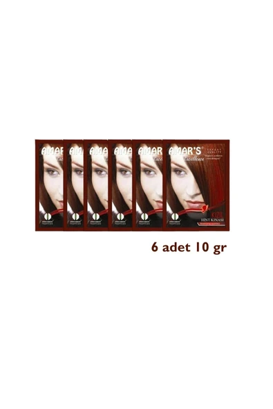 Amars Amar's Hint Kınası - Kızıl 10 Gr - Resim 2