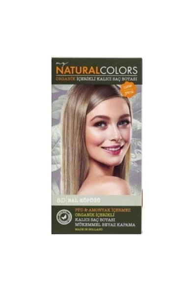 Natural Colors 8d Bal Köpüğü Organik Saç Boyası 8681085503260