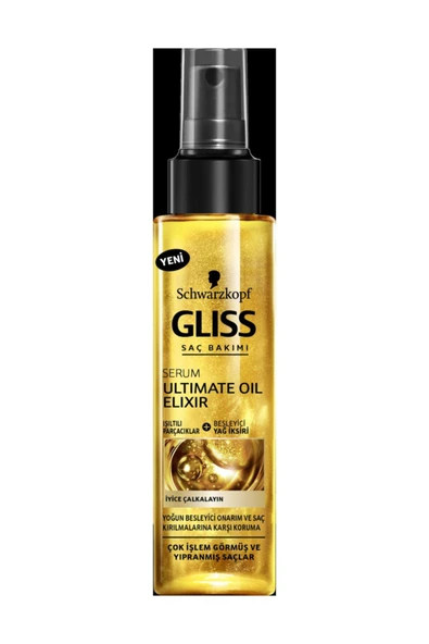Gliss Ultımate Oıl Elıxır Bakım Serumu 100 ml - Resim 3