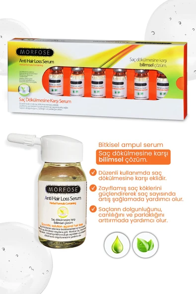 Morfose Bitkisel Saç Dökülmesine Karşı Ampul 6x10 - 2