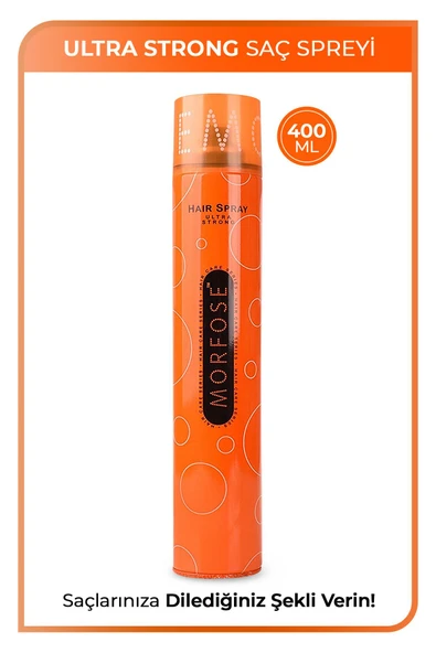 Morfose Saç Spreyi Ultra Strong 400 Ml-ultra Güçlü Dış Etkenlere Karşı Kalıcı Tutuş ürün görseli