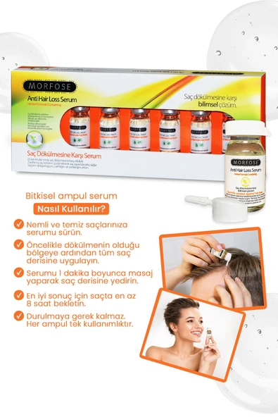 Morfose Bitkisel Saç Dökülmesine Karşı Ampul 6x10 - 3