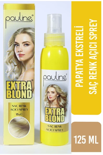 Pauline Doğal Saç Açıcı Sprey - Extra Blond 125 ml - 2