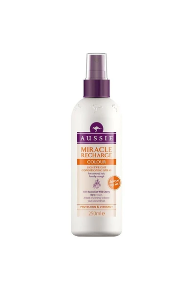 Aussie Miracle Miracle Recharge Color Boyalı Saçlar Için Saç Bakım Spreyi 250 ml