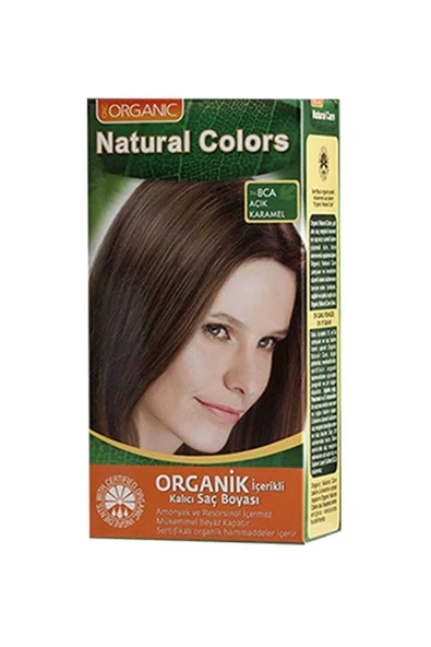 Natural Colors Organic Boya 8ca Açık Karamel