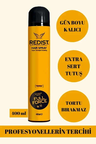 Redist Full Force Saç Spreyi 400ml - Resim 3