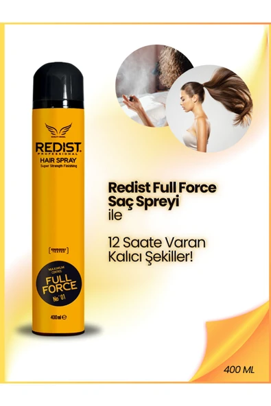 Redist Full Force Saç Spreyi 400ml