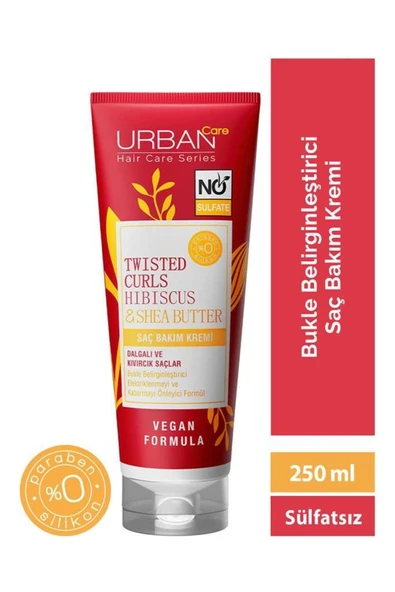 Urban Care Twisted Curls Hibiscus & Shea Butter Saç Bakım Kremi 250 ml