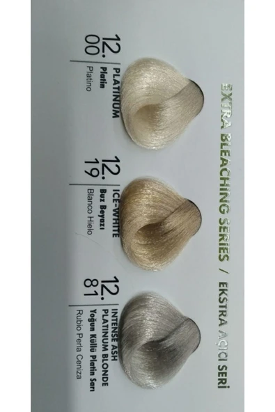 Morfose Nox Krem Tüp Boya 60 ml 12.19 Buz Beyazı - Resim 2