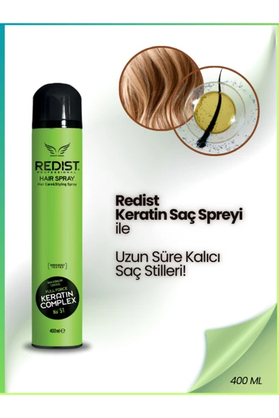 Redist Keratin Saç Spreyi 400 ml