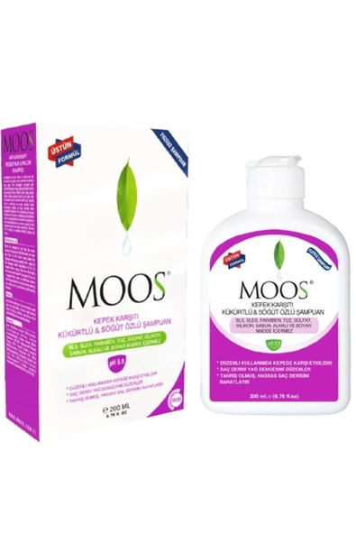 Moos Kepeğe Karşı Etkili Kükürtlü Şampuan 200ml