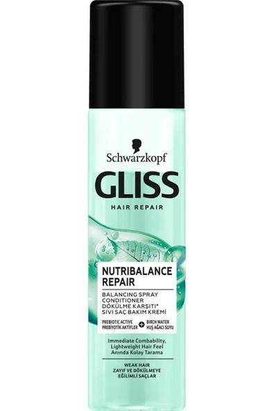 Gliss Schwarzkopf Gliss Nutribalance Sıvı Saç Bakım Kremi 200 ml - 2