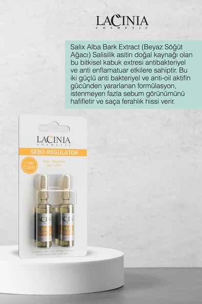 Lacinia Sebum Dengeleyici Saç Serumu - Resim 2