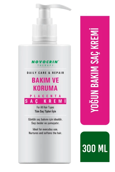 Novocrin Placenta Yoğun Bakım Ve Koruma Saç Kremi 300 ML