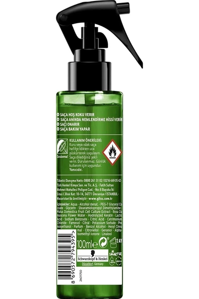 Gliss Schwarzkopf Bio-tech Saç Bakim Parfümü 100 Ml - 2