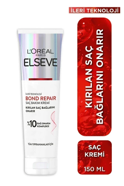 ELSEVE Bond Repair Tüm Yıpranmalar Için Saç Onarıcı Bakım Kremi 150 ml