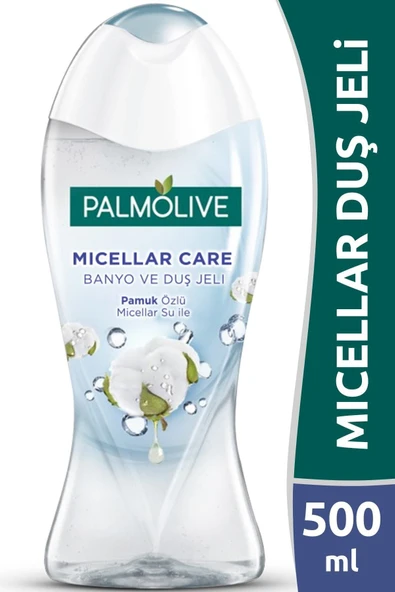 Palmolive Palmolıve Dus Jelı 500 Ml L.o.mıcellar Pamuk Ozlu - Resim 2