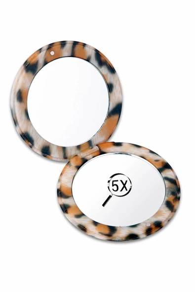 Lionesse Swarovski Taşlı Çanta Aynası Leopar 8697888020071