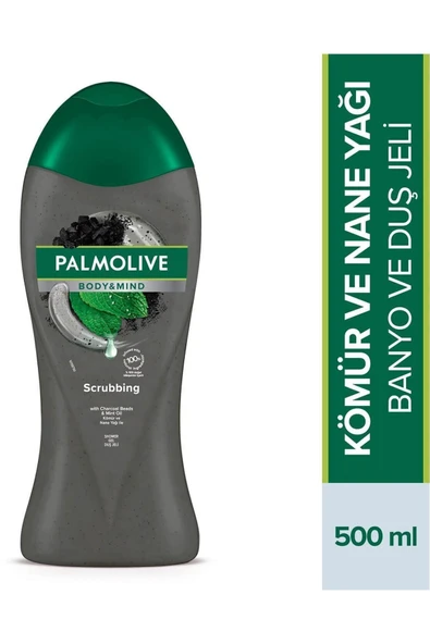 Palmolive  Body & Mind Kömür Ve Nane Yağı Banyo Ve Duş Jeli 500 Ml - 2