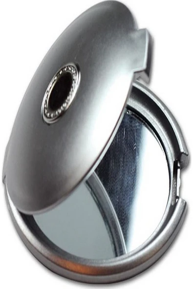 nascita Gri Yuvarlak Cep Ve Çanta Makyaj Aynası