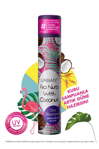 Urban Care Hindistan Cevizi Kokulu Hacimlendirici Kuru Şampuan - Vegan - Uv Korumalı - 200 ml - 3