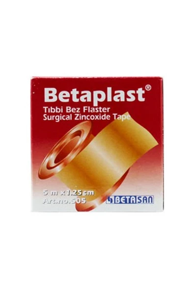 Betasan Betaplast Tıbbi Bez Flaster 5mx1,25cm