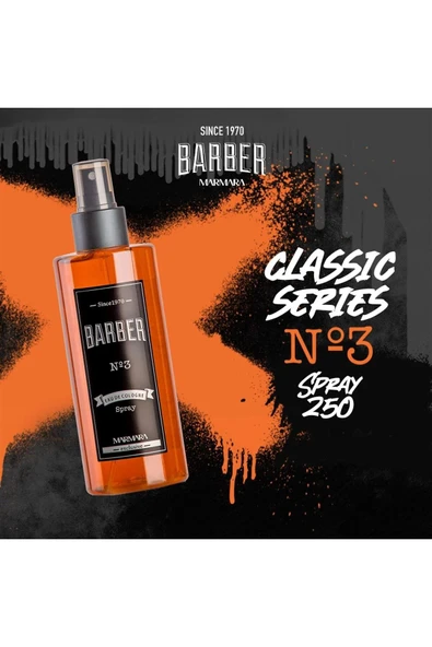 Barber Marmara No.3 Edc Sprey Kolonya 250 Ml - 3