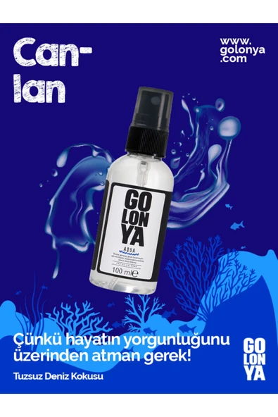 Golonya Tuzsuz Deniz Kokulu Sprey Kolonya - 100 ml - 3