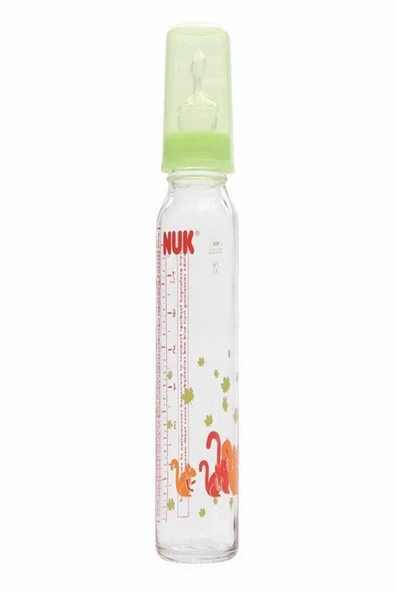 Nuk Silikon Emzikli Cam Biberon Pembe 250 Ml