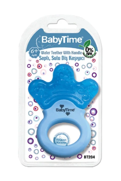 Babytime Saplı Sulu Diş Kaşıyıcı Pembe