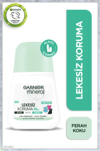 Garnier Mineral Lekesiz Koruma Ferah Koku Roll-on Deodorant