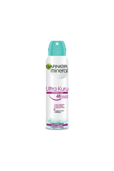 Garnier Kadın Deodorant Mineral Ultra Kuru Sprey 150 ml-STRYALTYMZ1031928 - Resim 2