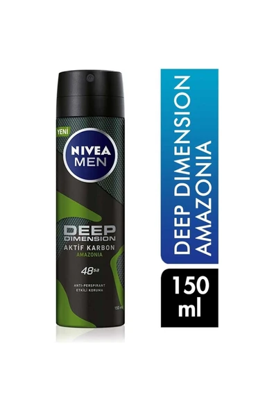 NIVEA Deodorant 150 ml Erkek Deep Dimension Amazonia ürün görseli