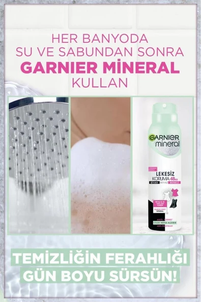 Garnier Mineral Lekesiz Koruma Sprey Deodorant - 3