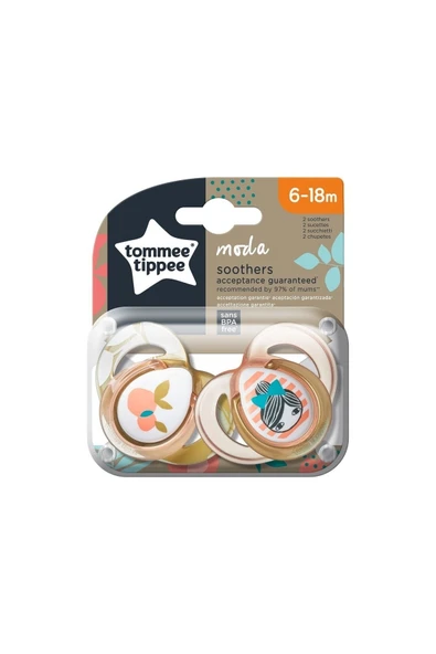 tommee tippee 2x Moda Emzik 6-18 Ay Kız