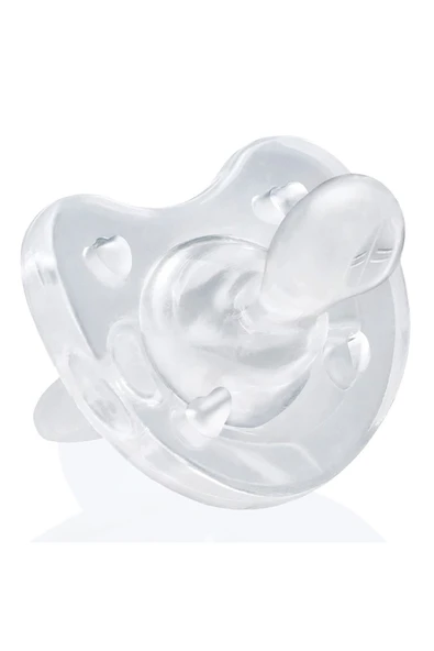 Chicco Physio Soft Damaklı Slikon Emzik 12 Ay Şeffaf ürün görseli
