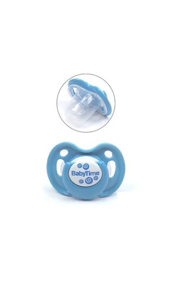 Babytime 3 Numara Damaklı Mat Gövdeli Koruma Kapaklı Emzik