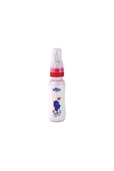 Bambino Natural Desenli Silikon Emzikli Biberon 150 ml