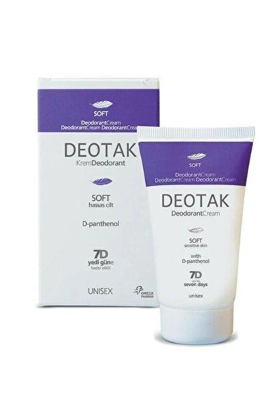 Deotak Krem Deodorant Soft Hassas Ciltler İçin 35 ml ürün görseli