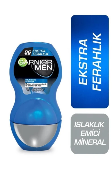 Garnier Men Ekstra Ferahlık Erkek Roll On Deodorant 3600542342537 ürün görseli