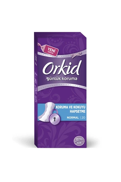 Orkid Normal Tekli Paket 20 Ped Günlük Ped