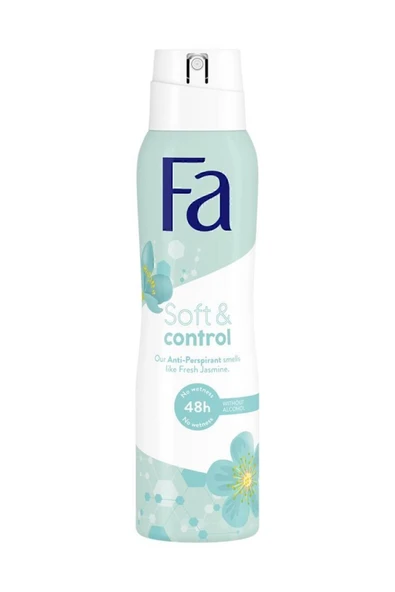 Fa Women Soft & Control Deosprey Taze Yasemin 150 ml - Resim 2