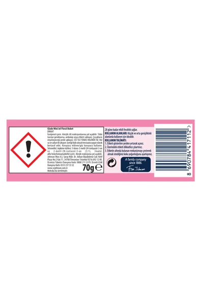 Glade Mini Jel, Floral Buket, 70 g - 3