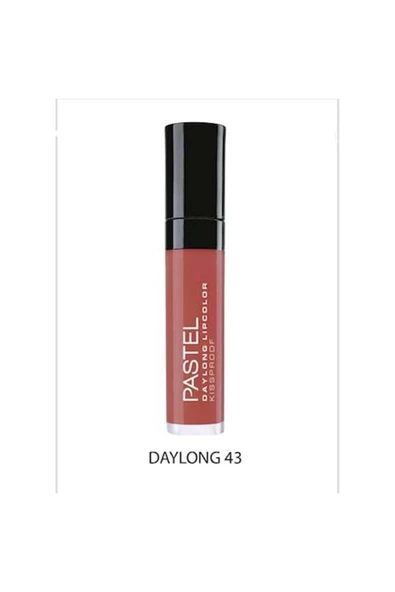 Pastel Daylong Lipcolor Kissproof Mat Likit Ruj 43 8690644144431