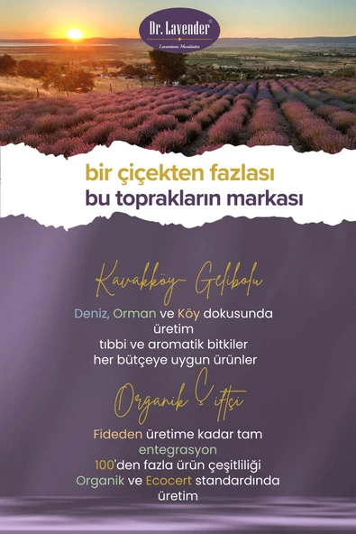 Dr. Lavender Gallipoli Lavender Doğal Bitkisel Sakura Çiçeği Bebek Kolonyası 100 ml - 4