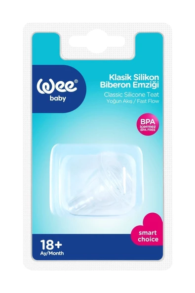 Wee Baby Silikon Biberon Emziği Yoğun Akış No:3 - Resim 3